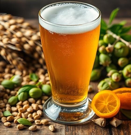 aromatic hops and malt