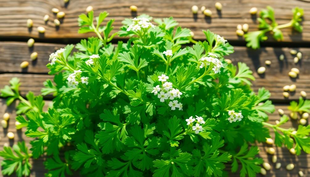 coriander has a citrusy aroma