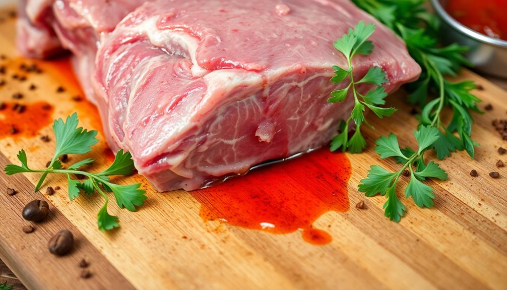 raw lamb odor profile