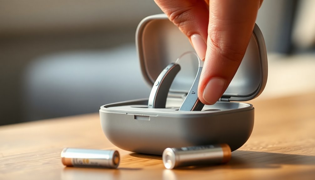 activating non rechargeable hearing aids