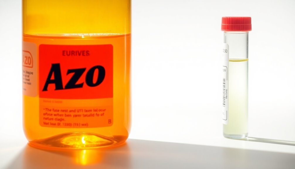azo influences urine test results