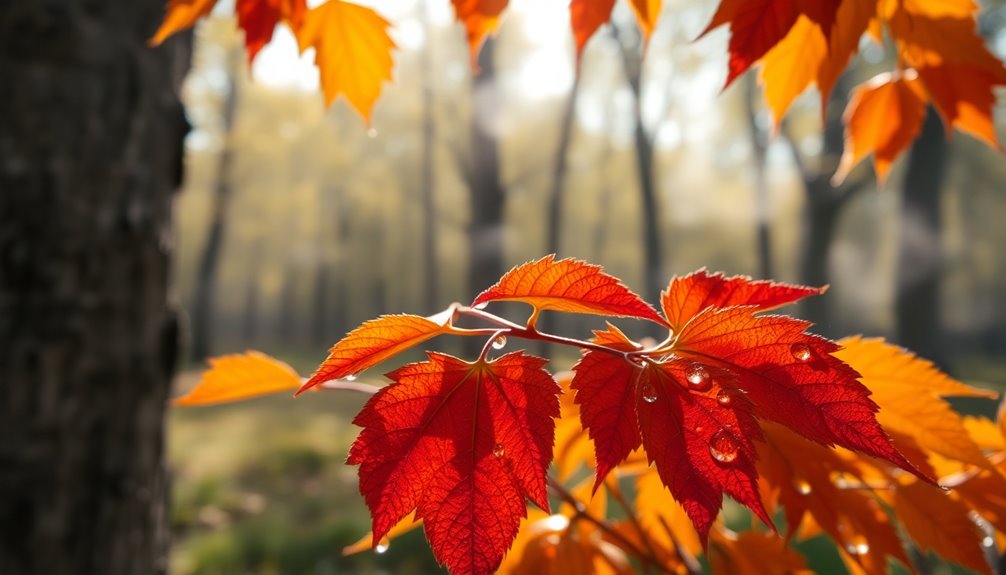 crisp leaves earthy scents