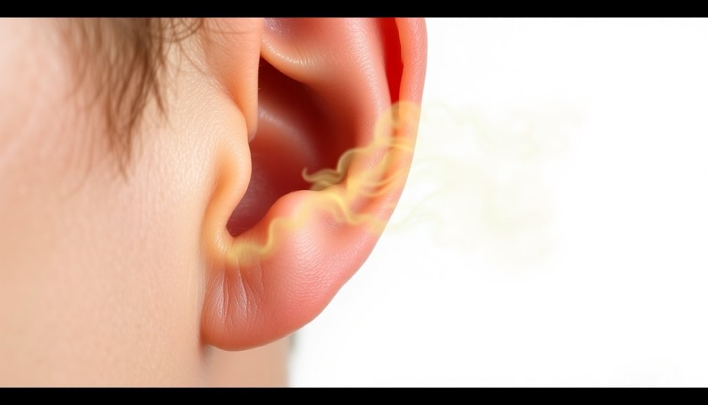 ear odor indicates infection