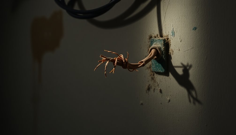 frayed wire home danger