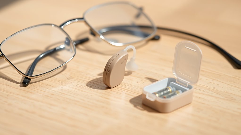 accessible adjustable hearing devices