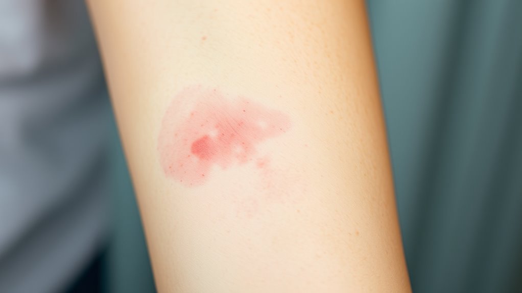 allergic swelling beneath skin