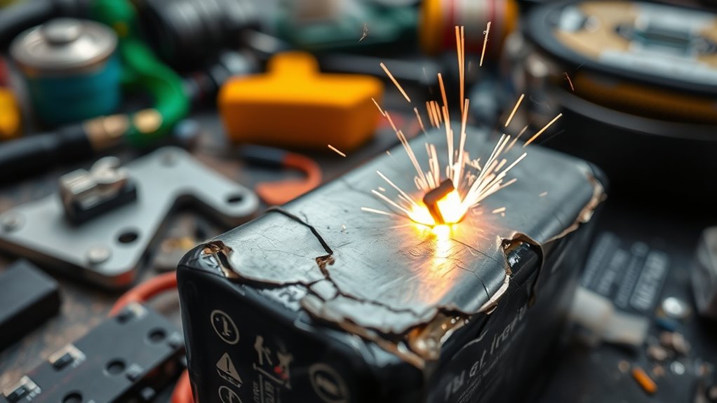 battery damage warning signs