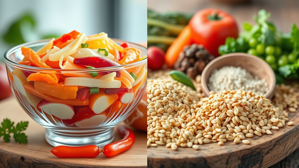 beneficial bacteria and fibers