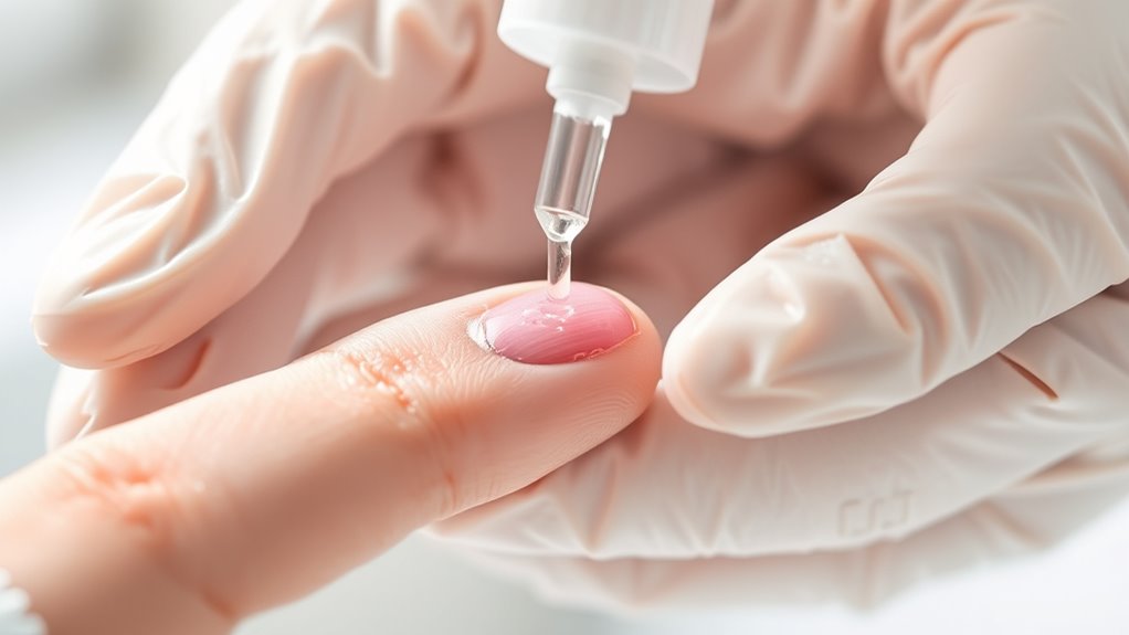 clean rinse pat remove debris