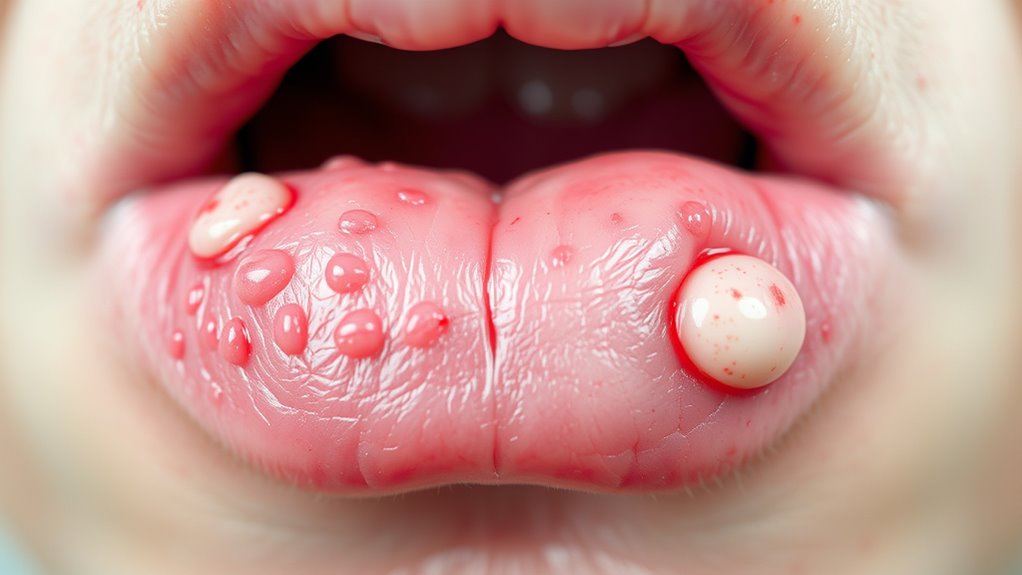 cold and canker sore locations