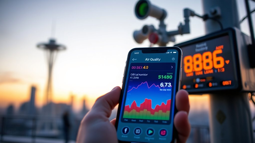 compare app and station data