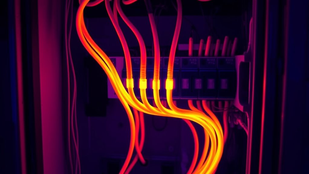 detects electrical hotspots visually