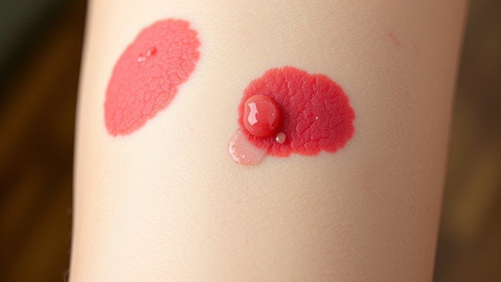 food contact skin reaction