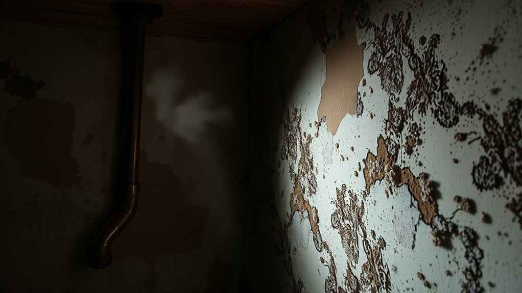 hidden mold growth signs