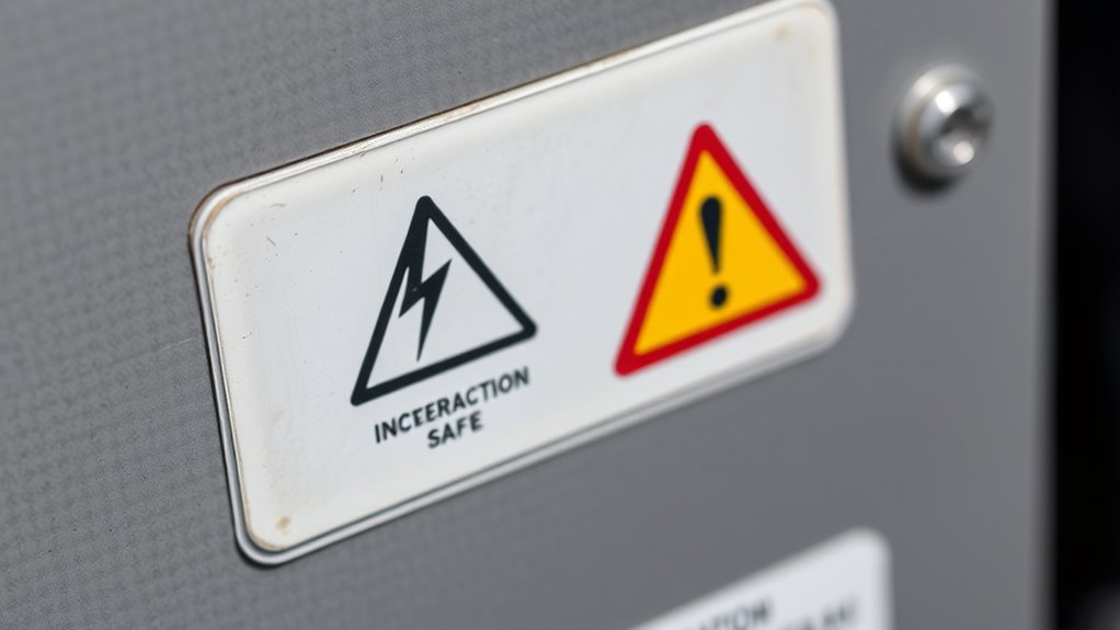 identify electrical hazard symbols