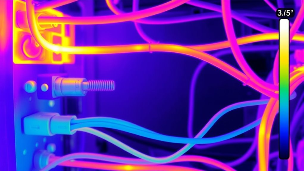 identify overheating electrical components
