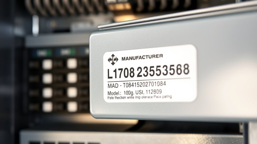 identify panel manufacturer model
