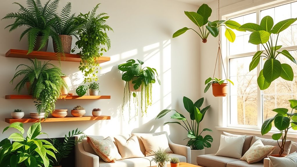 indoor plants enhance well being