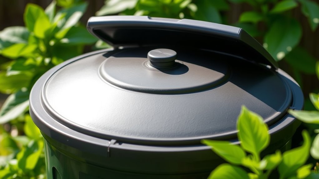 keep compost bin covered