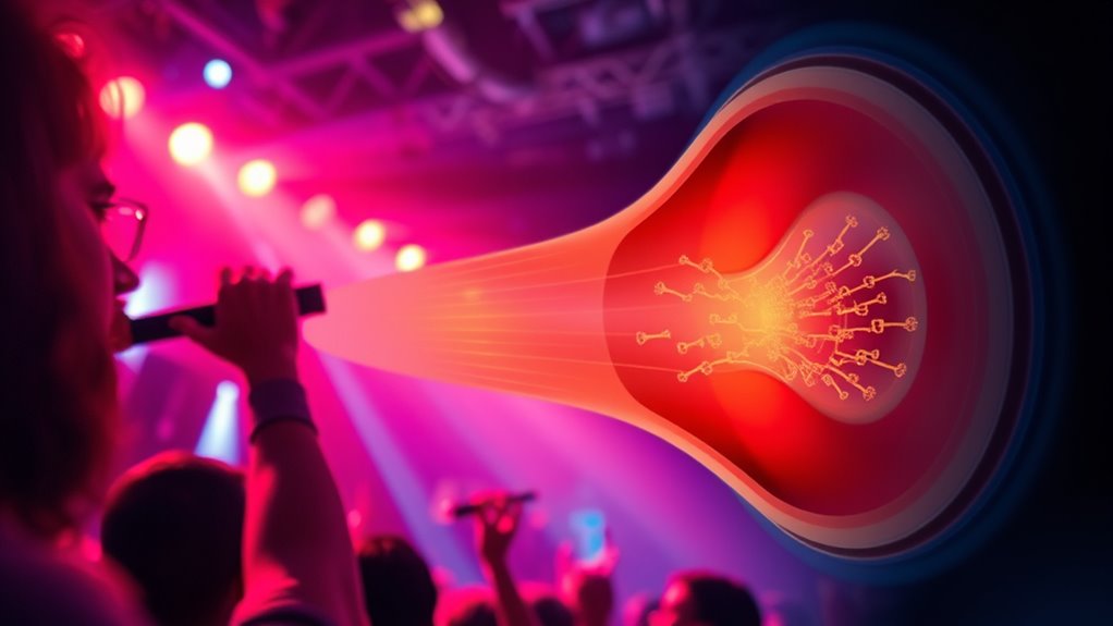 loud noises damage hair cells