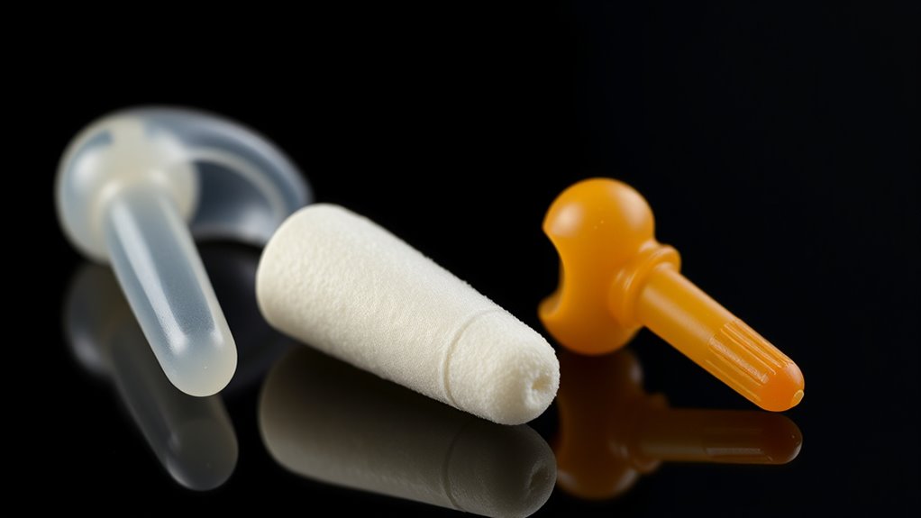 matching earplug material to activity