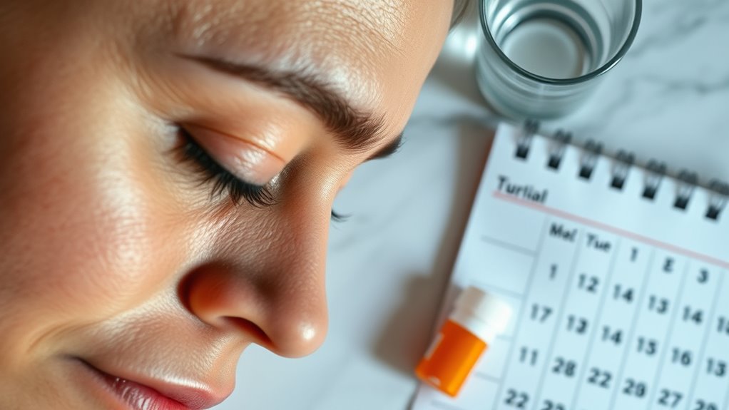 migraine timing and hormonal fluctuations