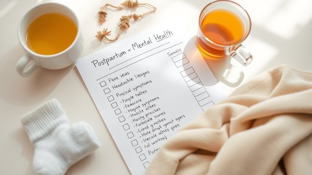 monitor postpartum health symptoms
