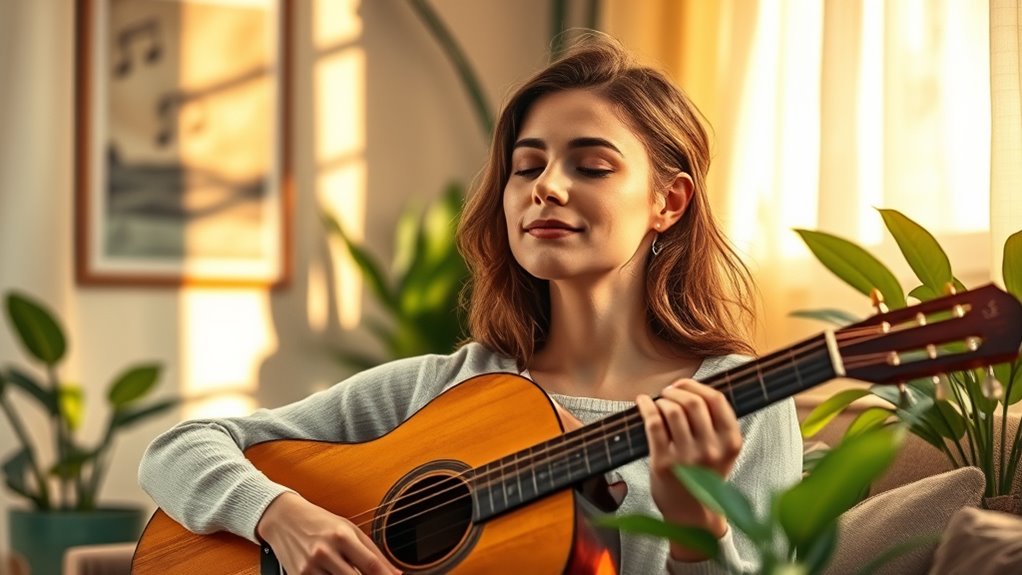 music activates emotional regulation