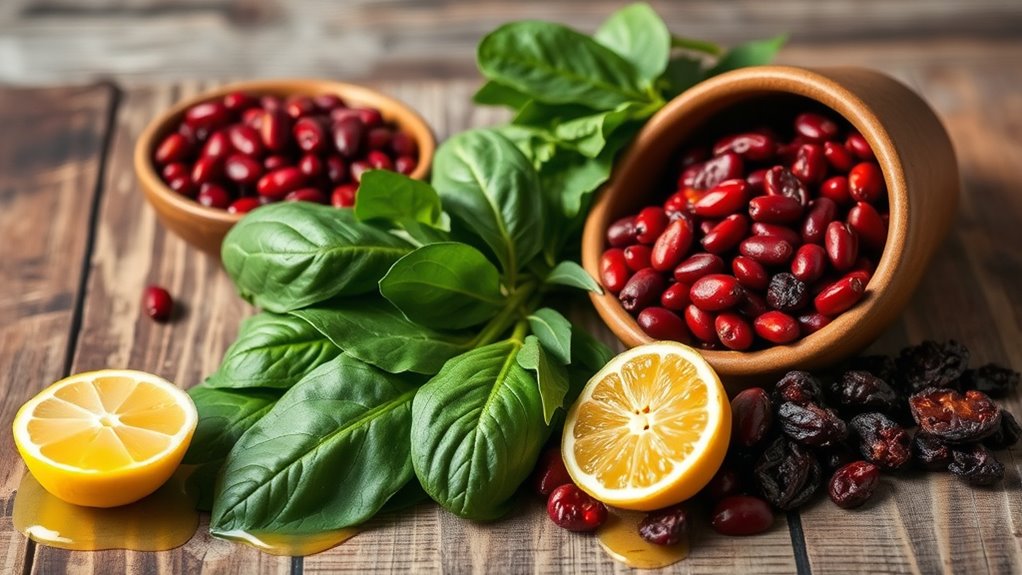 pair plant iron with acids