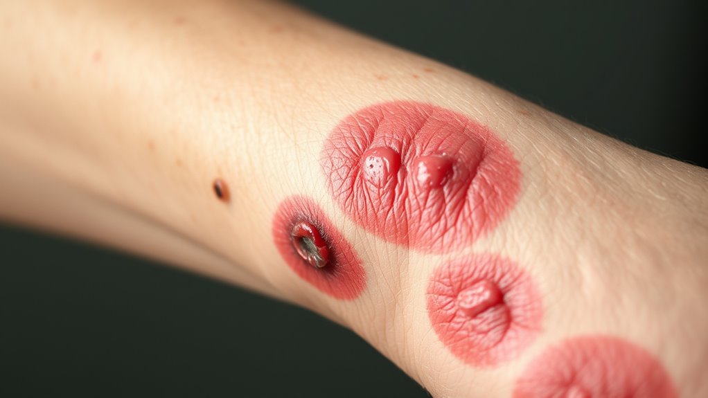 persistent skin sores warning