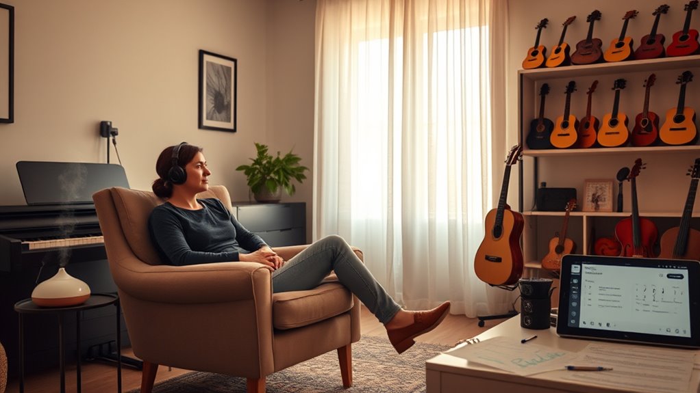 personalized calming music schedule