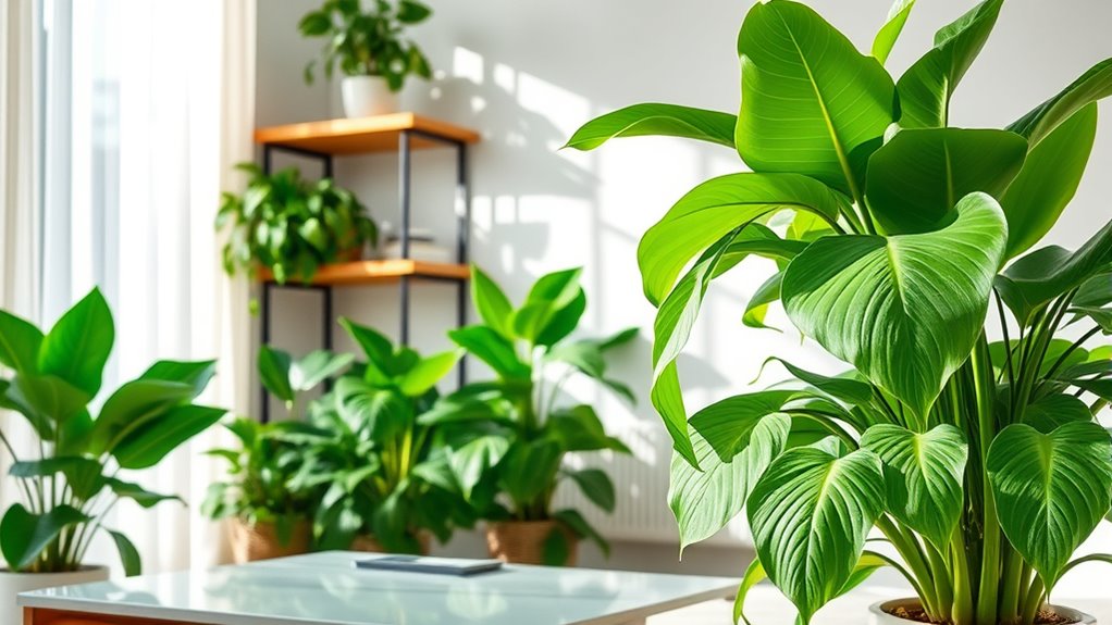plants purify indoor air