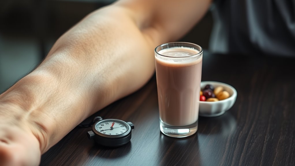 post workout protein timing