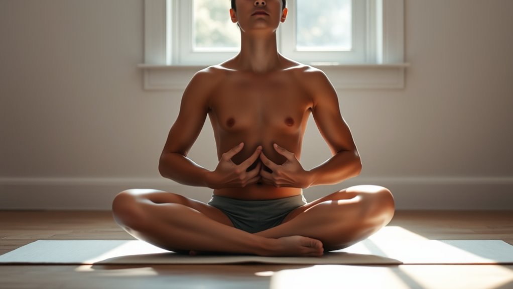 practice controlled breathing rhythm