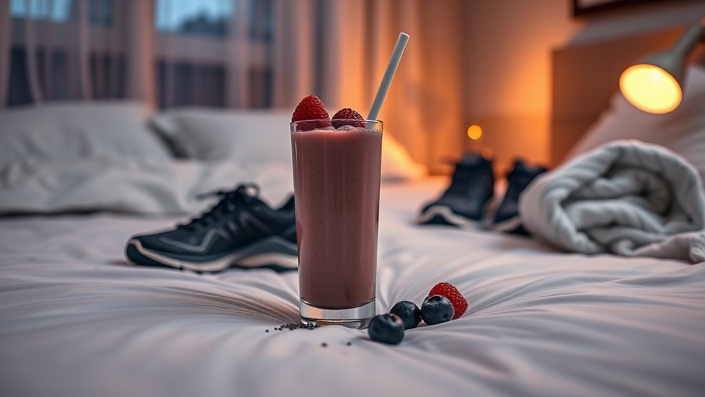 pre bed protein for muscle recovery