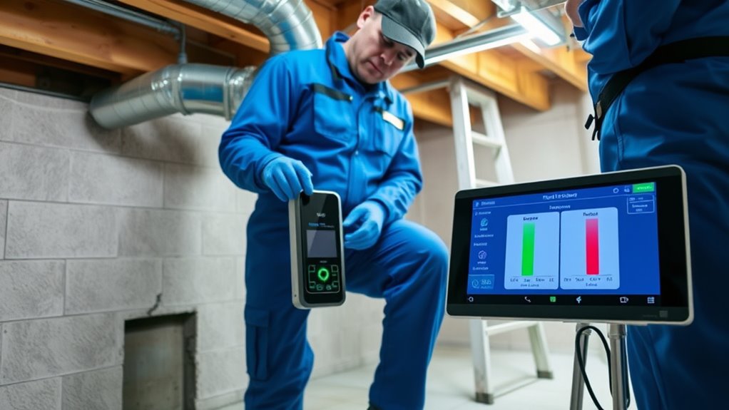 radon testing and mitigation