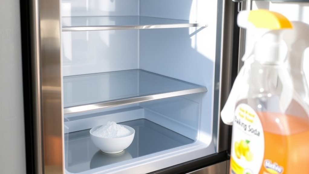 regular fridge cleaning routine