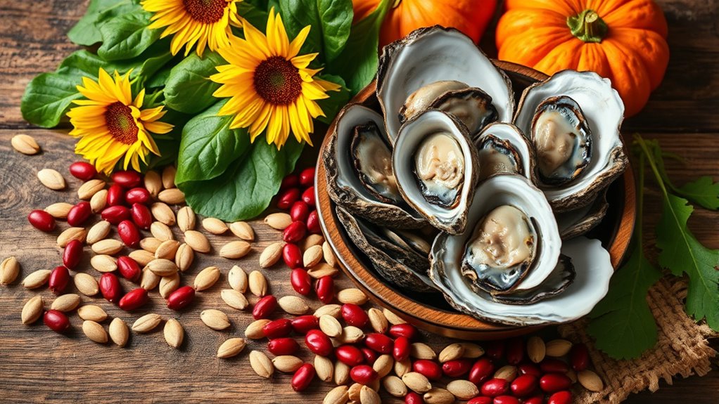 seafood plant based zinc