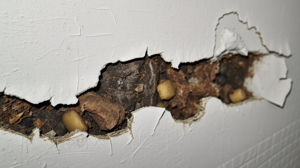 seal cracks and install barriers