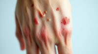 signs of diabetic skin