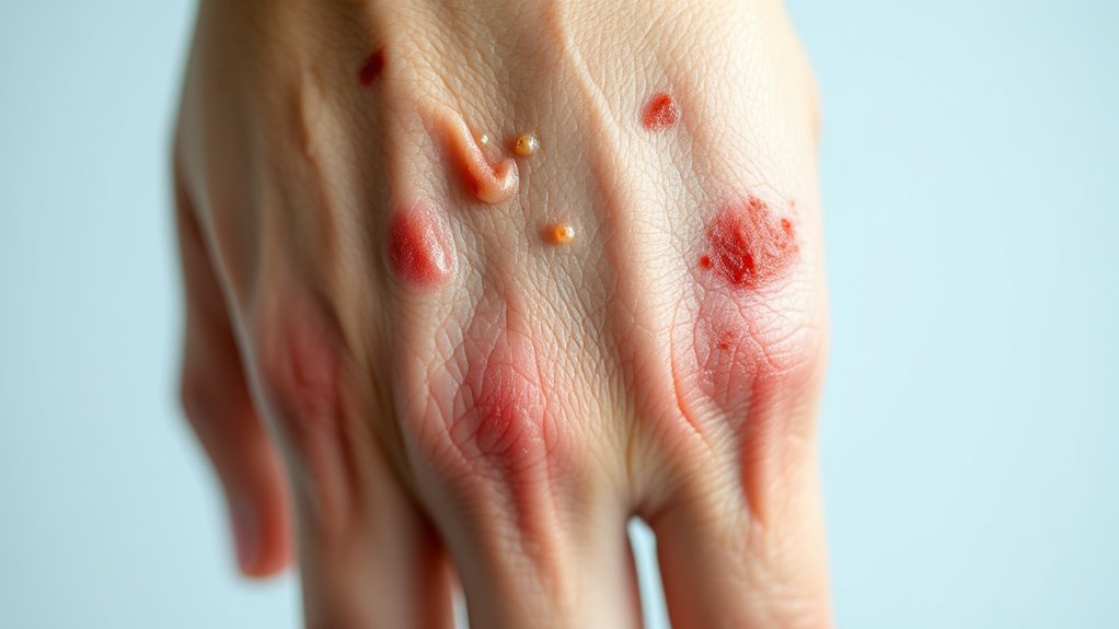 signs of diabetic skin