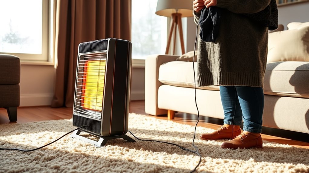 turn off heater when unattended