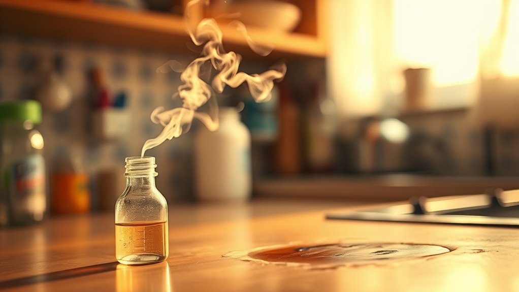 unusual sweet chemical odors