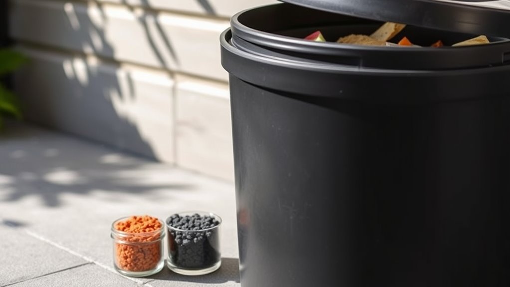 use odor absorbing compost additives