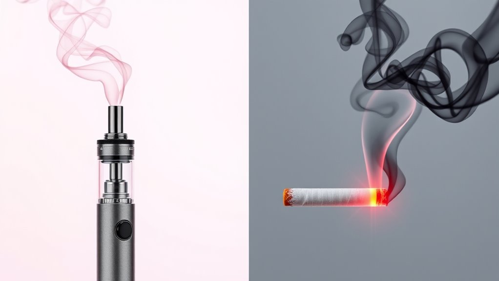 vaping is safer but risky