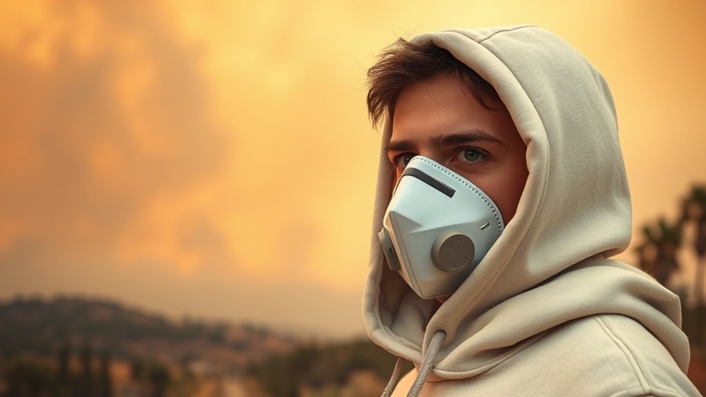 wear masks check air quality