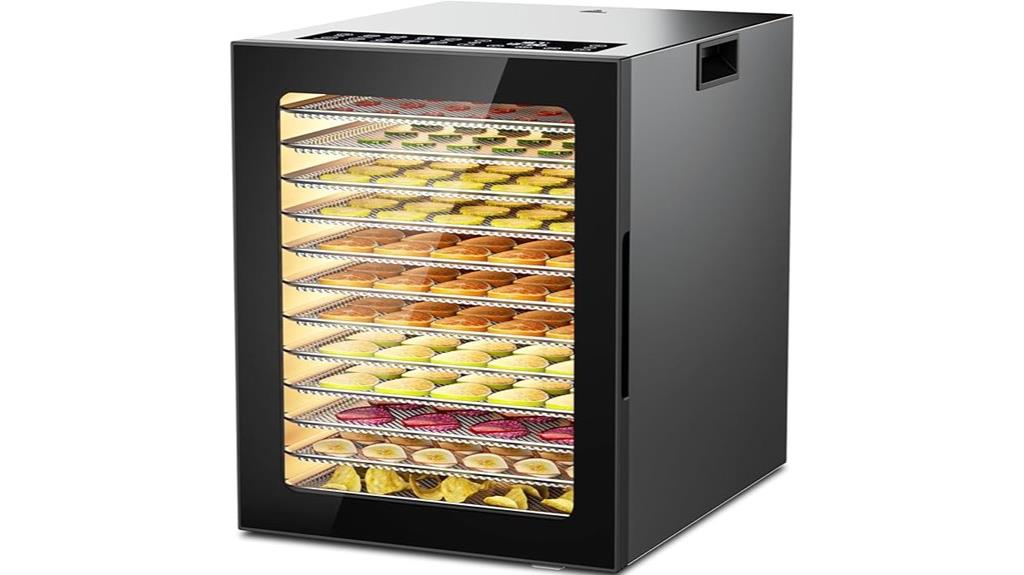 12 tray digital dehydrator
