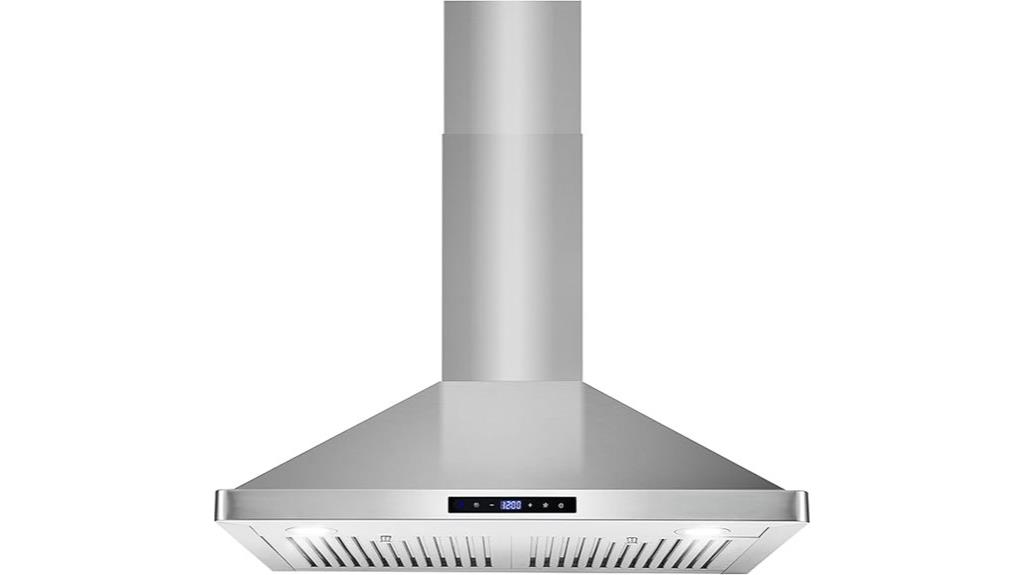 30 inch ducted range hood