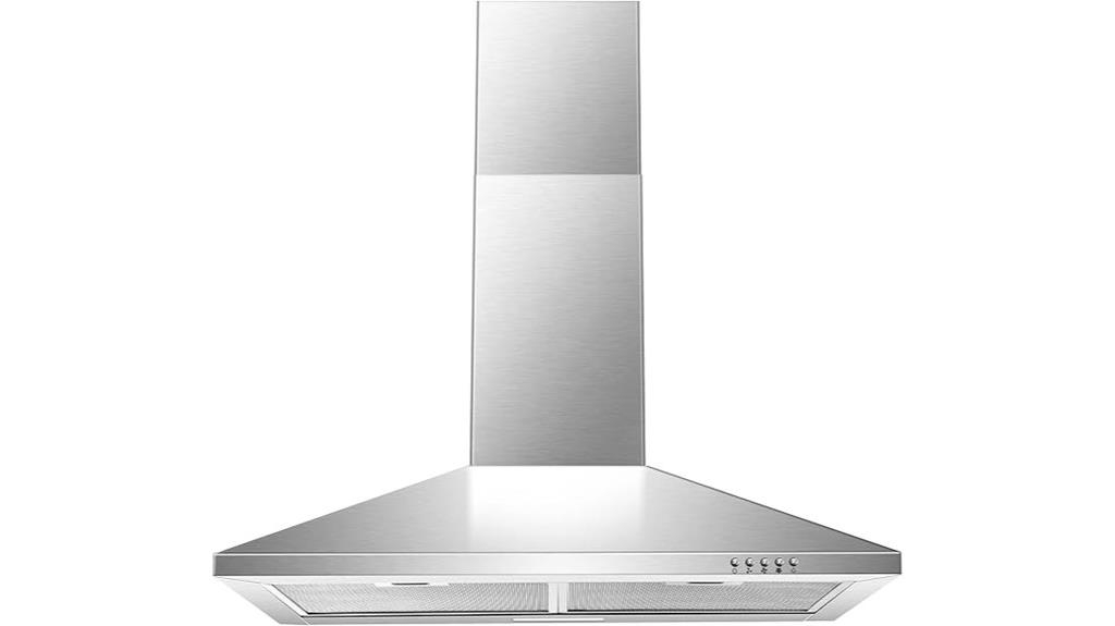 30 inch wall mount range hood