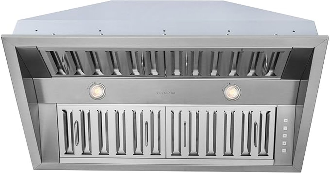 34 inch stainless range hood